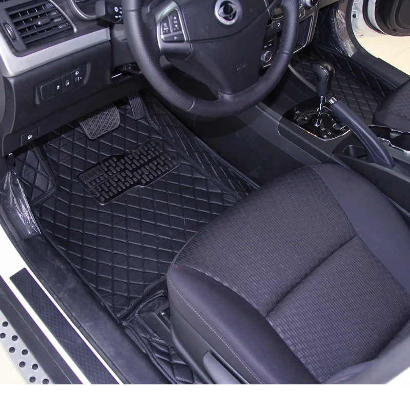 Lsrtw2017 Кожаный Автомобильный Коврик Для ssangyong korando actyon2010 2011 2012 2013 автомобильные аксессуары ковер