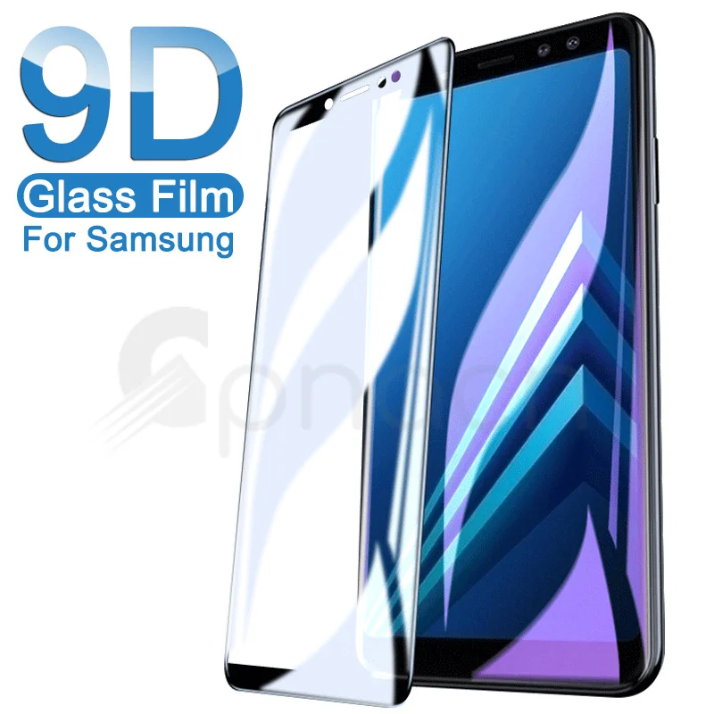 Защитное стекло 9D для Samsung Galaxy J4 J6 A6 A8 Plus A5 A7 A9 J2 J3 J7 J8 2018 A10 A30 A50 A70 | Мобильные