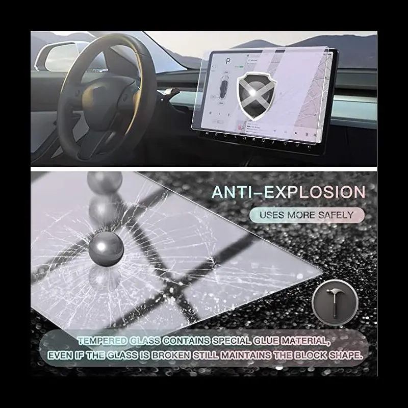 Стайлинг автомобиля для Tesla MODEL S X 3 пленка экрана с GPS-навигацией стеклянная