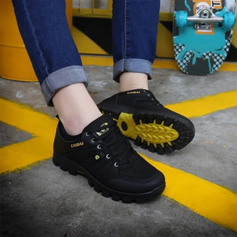 Мужские походные кроссовки Нескользящие водонепроницаемые спортивная обувь для