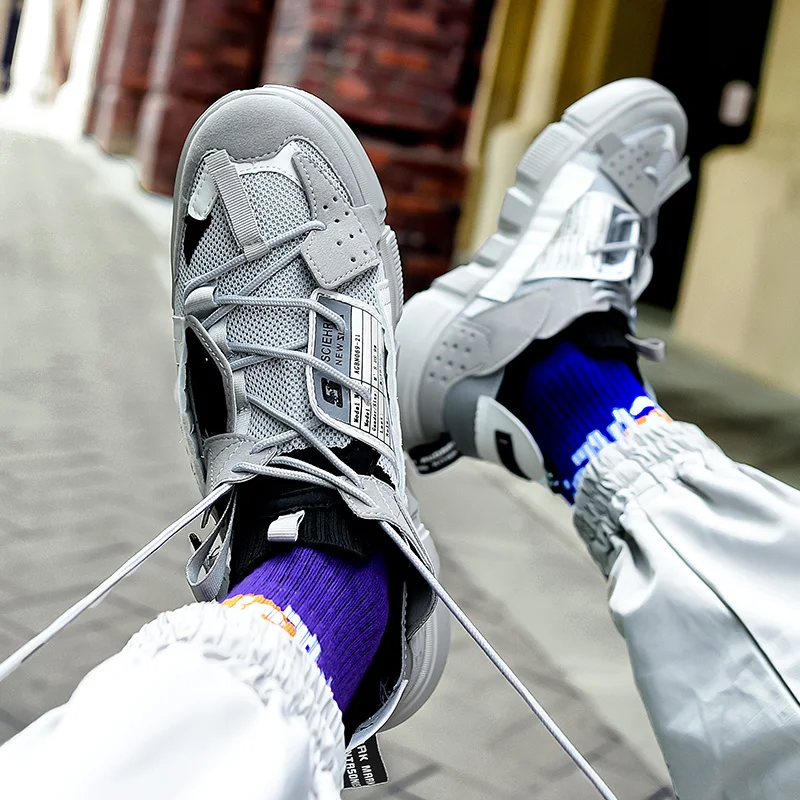 

Unisex Trendy Shoes Men Board Shoes Women's Personality Outdoor Casual Shoes Sneakers Male Thick-soled Men Shoes