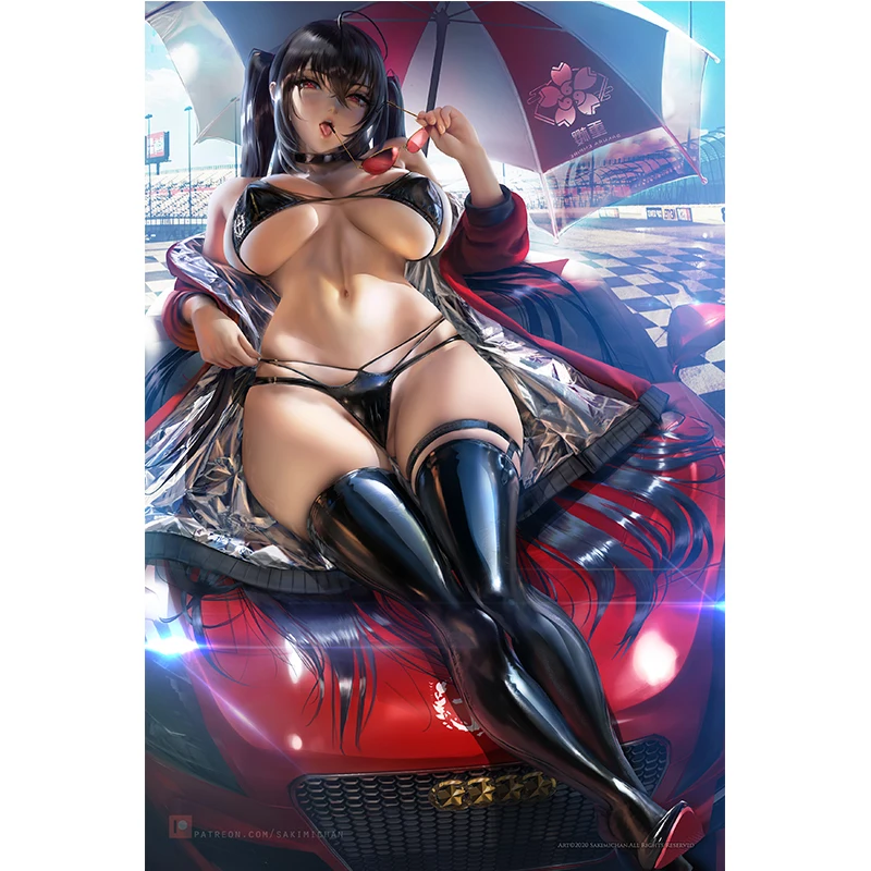 

Video Game Collection Sexy Girl Anime Poster Character Canvas Painting Print Wall Art Custom Living Hoom Room Decor No Frame