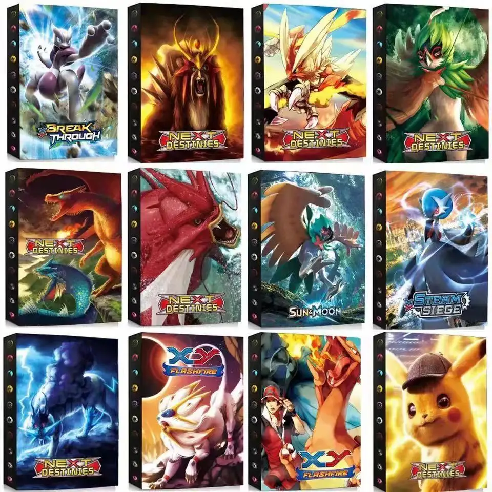 

432Pcs 9 Pocket Pokemon Cards Album Book Cartoon Anime Game Card VMAX GX EX Holder Collection Folder Kid Cool Toy Gift
