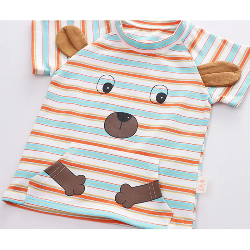 

New Boys Clothing Summer Baby Girls Clothes Suit Children Cotton T-Shirt Shorts 2Pcs/Sets Toddler Casual Costume Kids Tracksuits