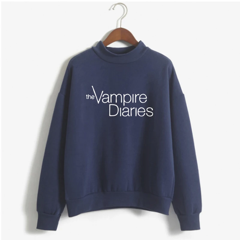 Женская толстовка с капюшоном в стиле Дневники вампира уличная Толстовка