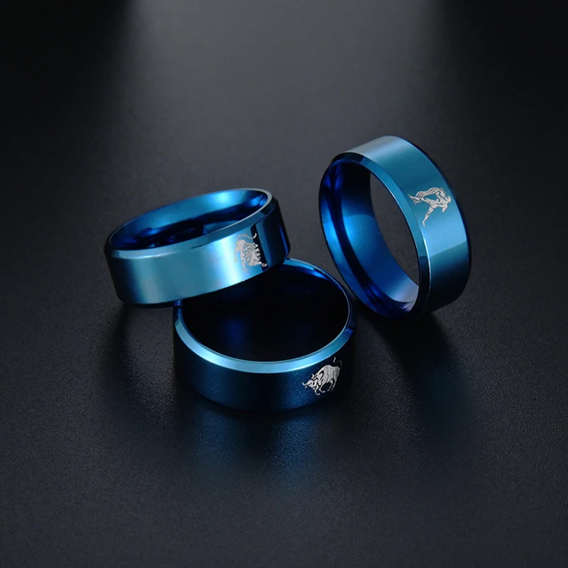 12 зодиакальное кольцо Овен Телец Gemini Рак Virgo Libra Scorpius sagitстрелец Capricornus свадебные