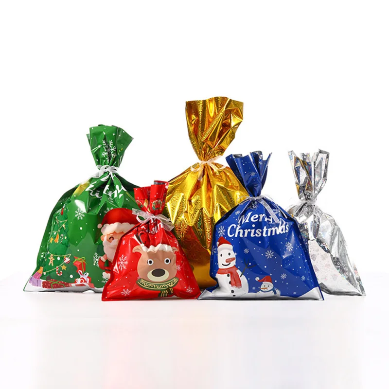

1 шт. 5 шт. Рождественские Элементы конфеты печенье Подарочный упаковочный пакет для «сделай сам» праздничные украшения
