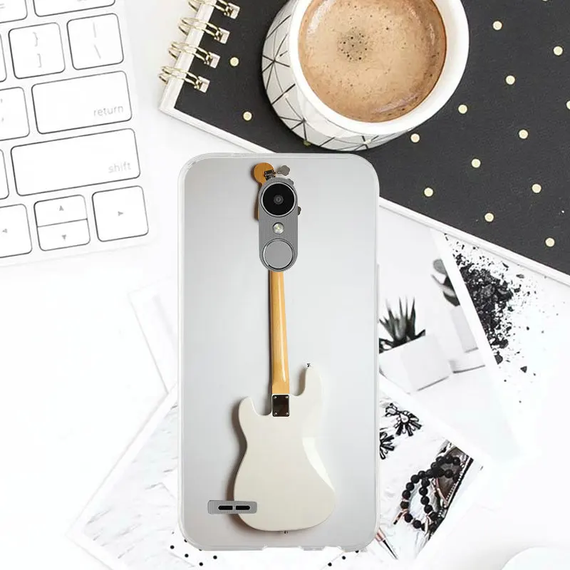 Silicone Soft Phone Accessories Bags for LG V10 V20 V30 G2 G3 Mini G4 Stylus G5 G6 G7 K4 K7 K8 K10 2017 2018 Love Guitar Music |