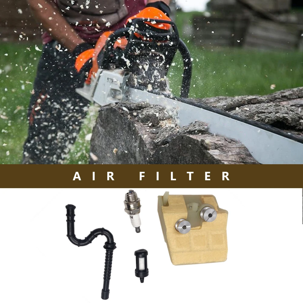 

Air Filter Set Air Cleaner Parts + Oil Filter + Spark Plug Suitable for STIHL 024026 MS240 MS260 Series Chainsaw
