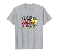 hell is other people tropical flowers introvert t shirt