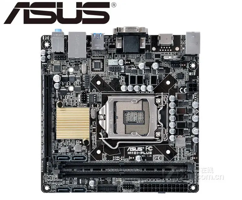 Б/у оригинальная материнская плата для ASUS H110I-PLUS Socket LGA 1151 DDR4 настольного