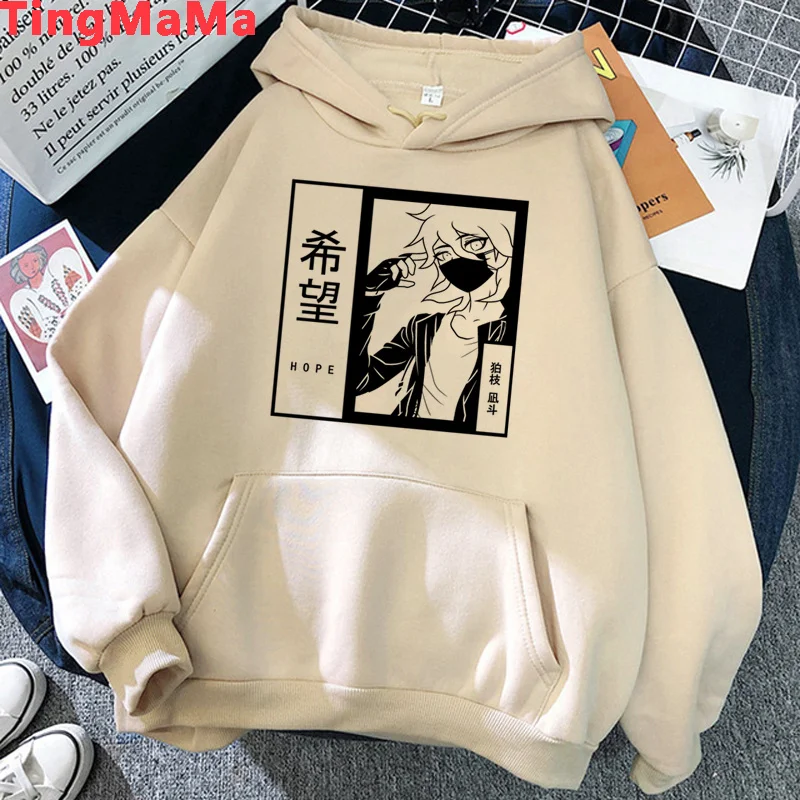 

Danganronpa Nagito Komaeda Ouma Kokichi hoodies male Ulzzang grunge Korea hip hop male sweatshirts hoody grunge