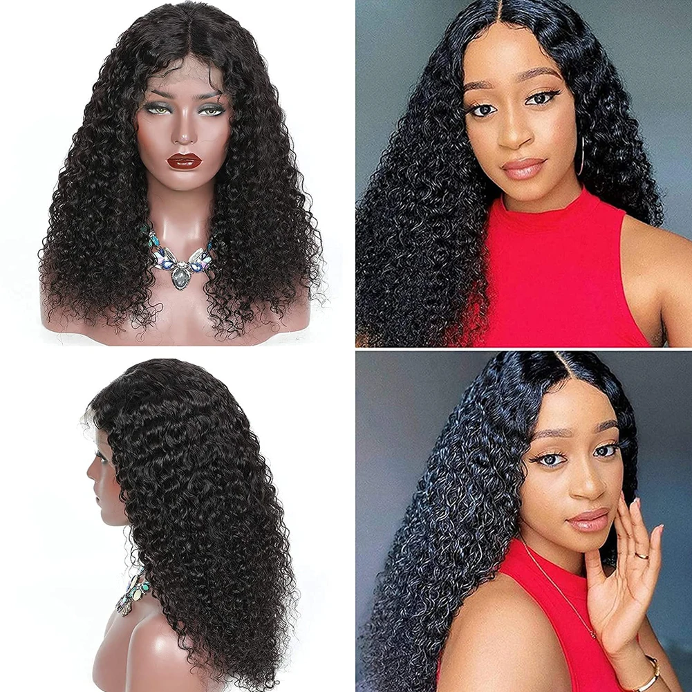 

AIMEYA Natural Water Wave Lace Front Human Hair Wig Deep Part Pre Pluceked With Baby Hair 13x6 HD Lace Front Brazilian Remy Hair