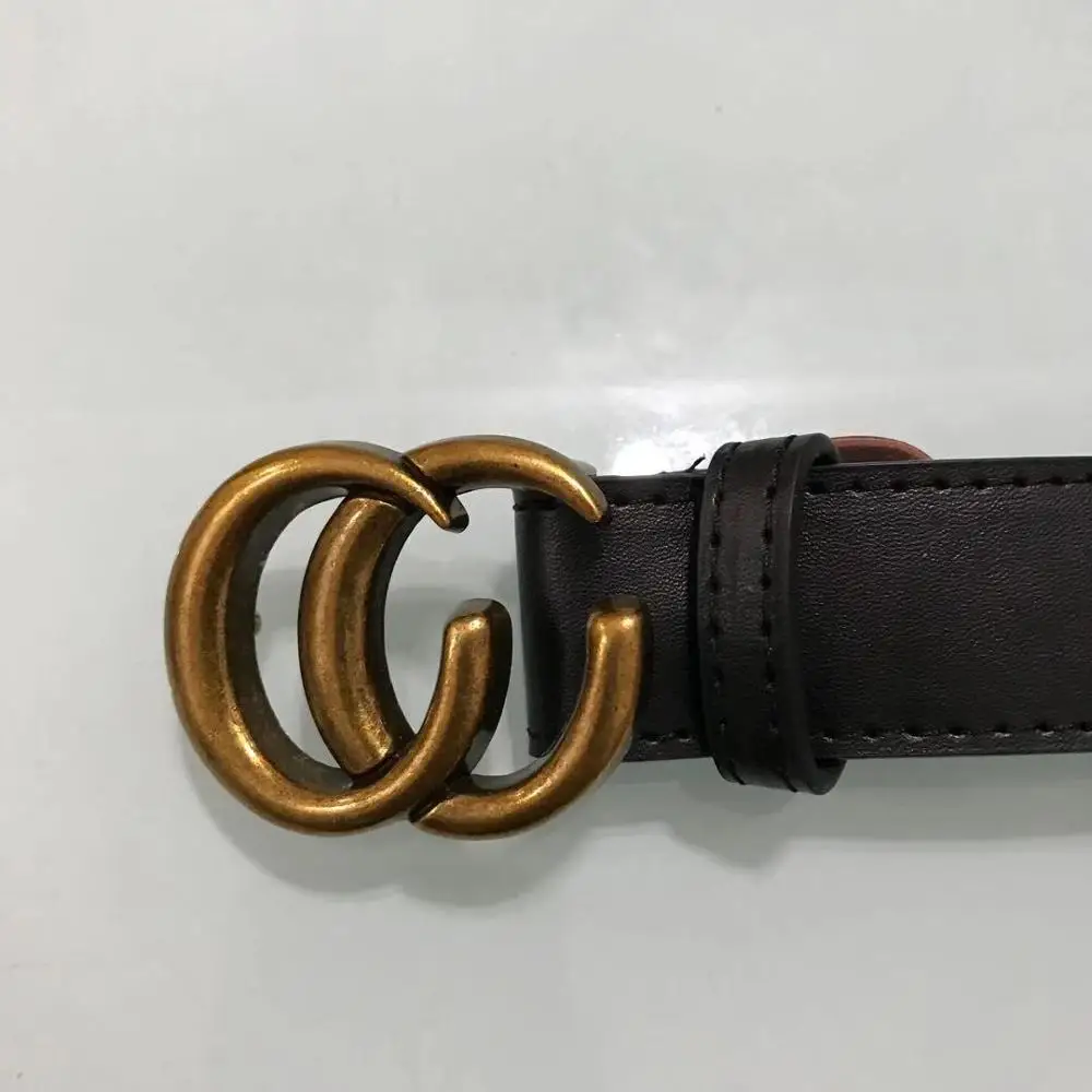 Женский кожаный ремень в стиле ретро эксклюзивный черный широкий для джинсов