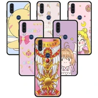 Cardcaptor Sakura Case for Motorola Moto Play Power Lite E6s Stylus One Hyper Edge Fusion Plus TPU Phone Cover