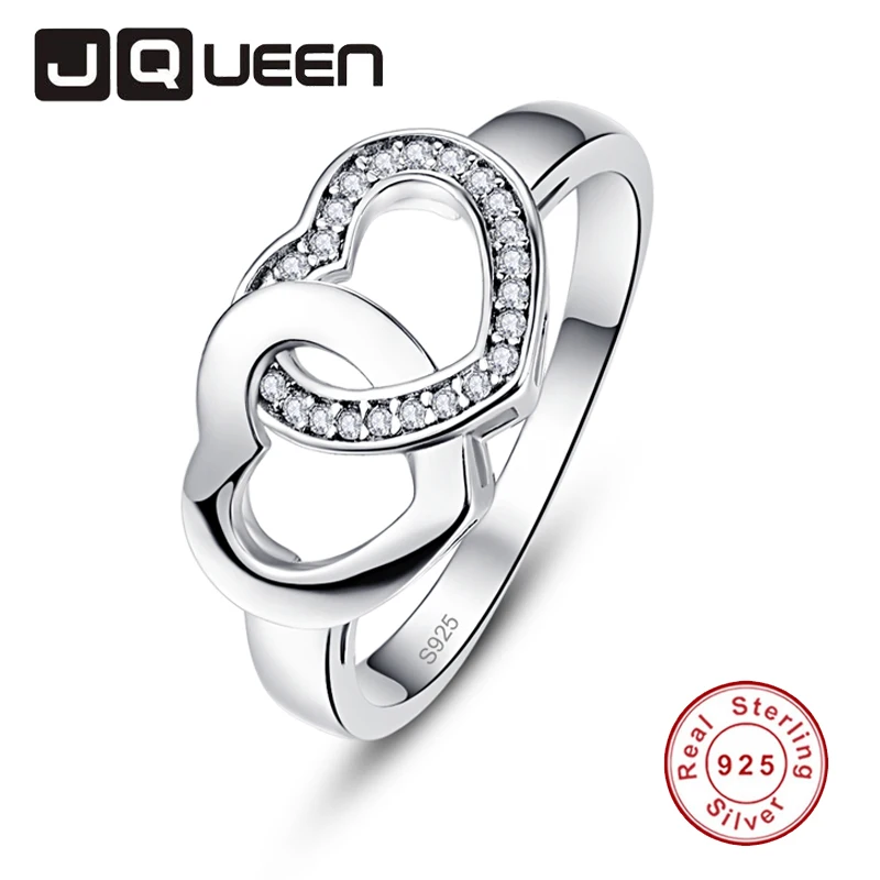 Женское кольцо из серебра 925 пробы с белым цирконом|Кольца| |