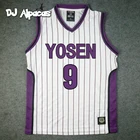 Аниме KUROKO'S Баскетбол Kuroko No Basuke Косплей Yosen школа #9 мурасакибара atсуси баскетбольная форма Джерси Спортивная одежда Топ