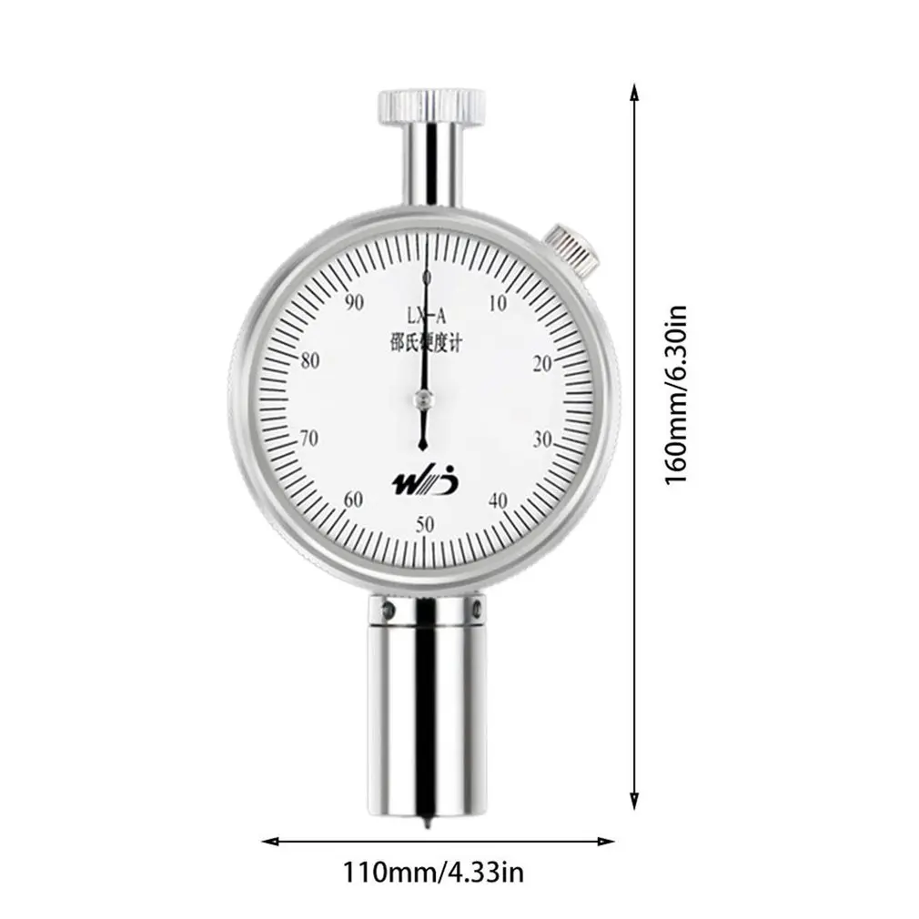 

Compact High Precision Shore A Hardness Durometer 100HA Tester Tire Rubber Leather Meter Drop Shipping Wholesale Sale