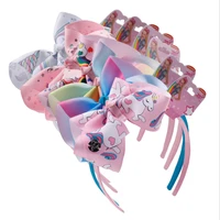 party supplies jojo printing gradient color headband headband childrens unicorn hair accessories headwear
