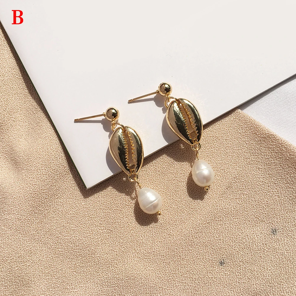 Женские массивные серьги подвески с искусственным жемчугом|Серьги-подвески| |