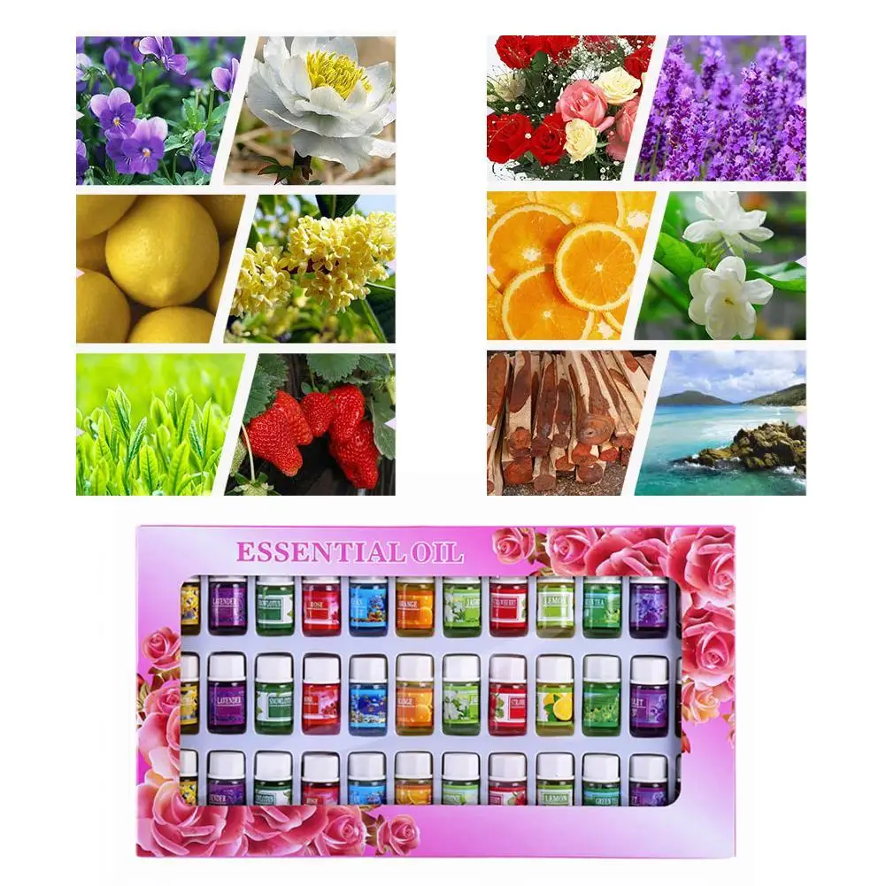 

36*3ml Natural Water Soluble Fragrance Essential Oil Aromatherapy Furnace Humidifier Essential Oil for Women Female