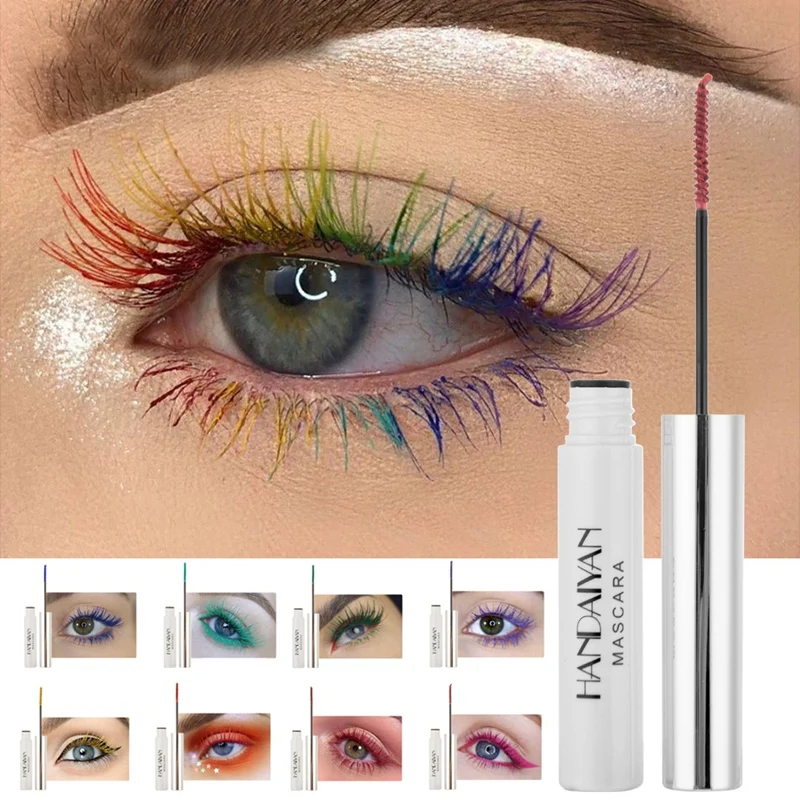 New 12 Colors Colorful Charming Lash Mascara Professional Volume Curled Lashes Extend Eye Makeup Thick Cosmetic |