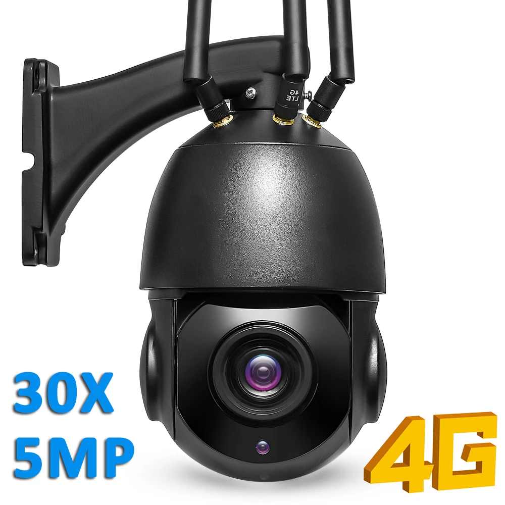 Беспроводная IP камера видеонаблюдения с оптическим зумом 5 МП 30 раз|Камеры