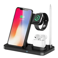 3 in 1 wireless charging station quick charging base stand suitable for iwatch series 76se5432 airpods pencil