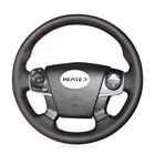 Плетеный чехол на руль для Toyota Camry 2012 2013 2014, чехол на руль для Toyota