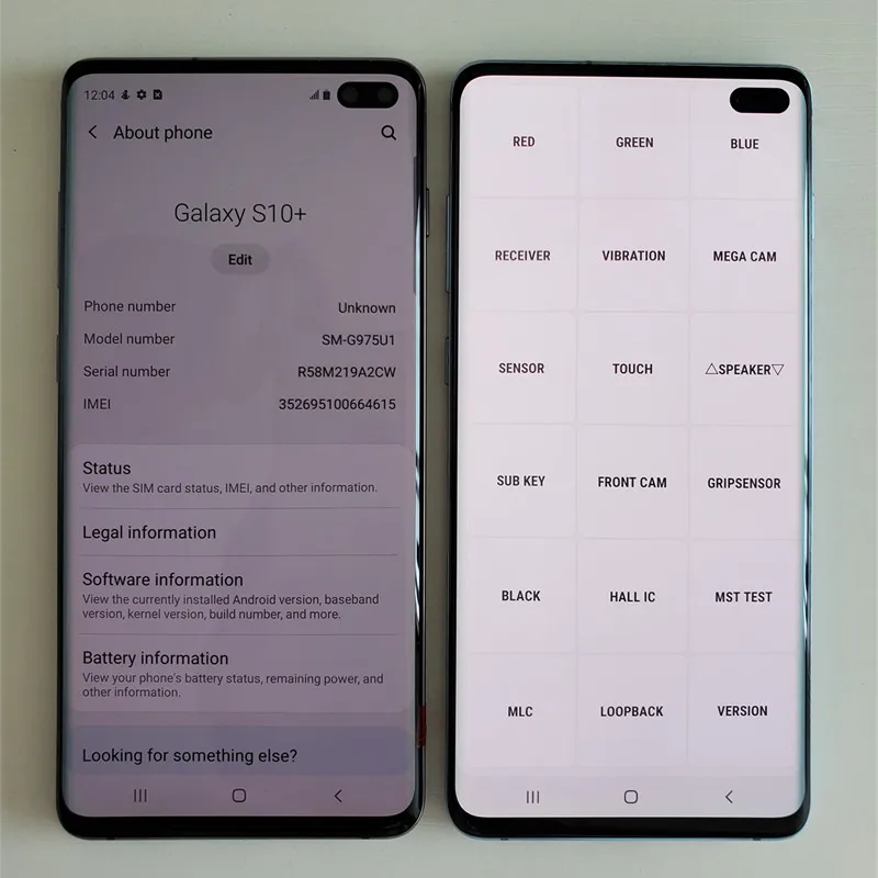 Samsung Galaxy S10 + плюс G975U G975U1 90% новый оригинальный 6 4 &quotRAM 8Гб ROM 128/512 ГБ Snapdragon NFC сеть 4G LTE