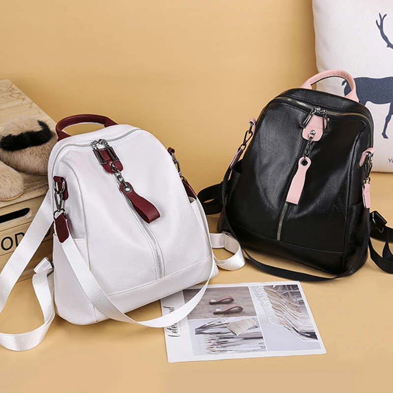 Новые женские рюкзаки Kmuysl высококачественные кожаные вместительные