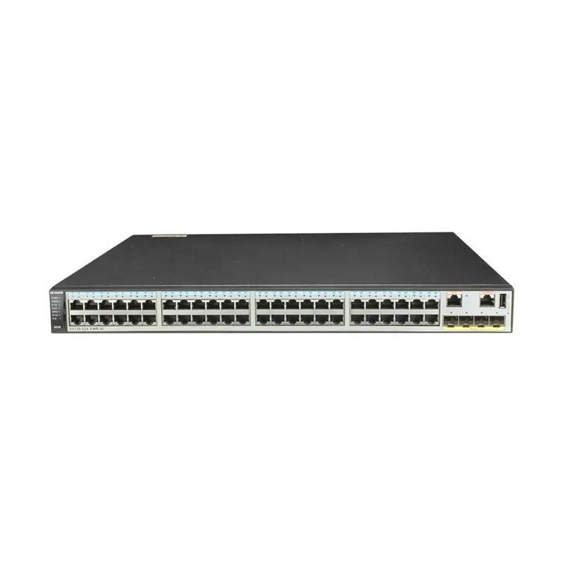 

Switch S5720-52X-PWR-SI Bundle(48 Ethernet 10/100/1000 PoE+ ports,4 10 Gig SFP+,with 500W AC power)
