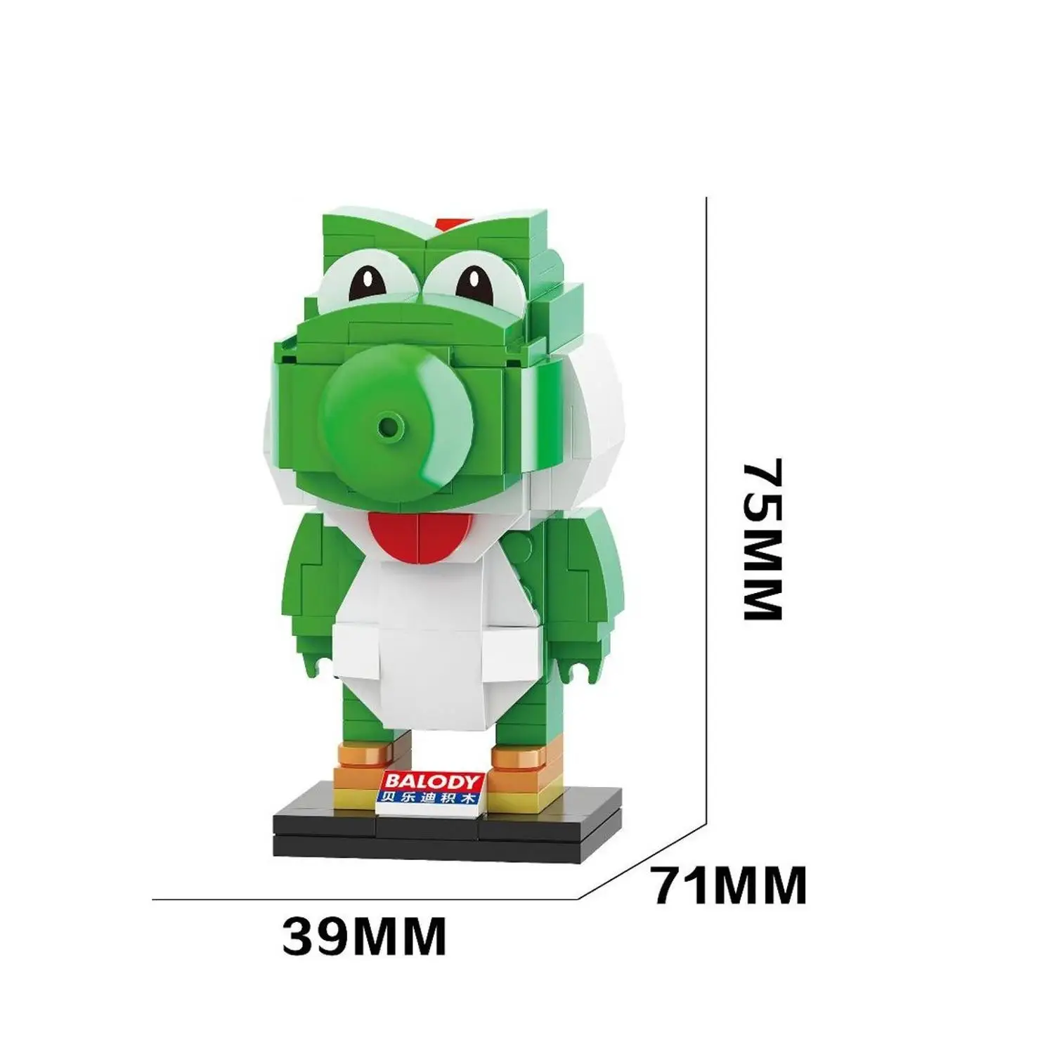 

Mini Super Bros Building Blocks Brickheadz Bee Luigids Dinosaur Figures Bricks Movie DIY Assemble Toys Children Christmas Gift