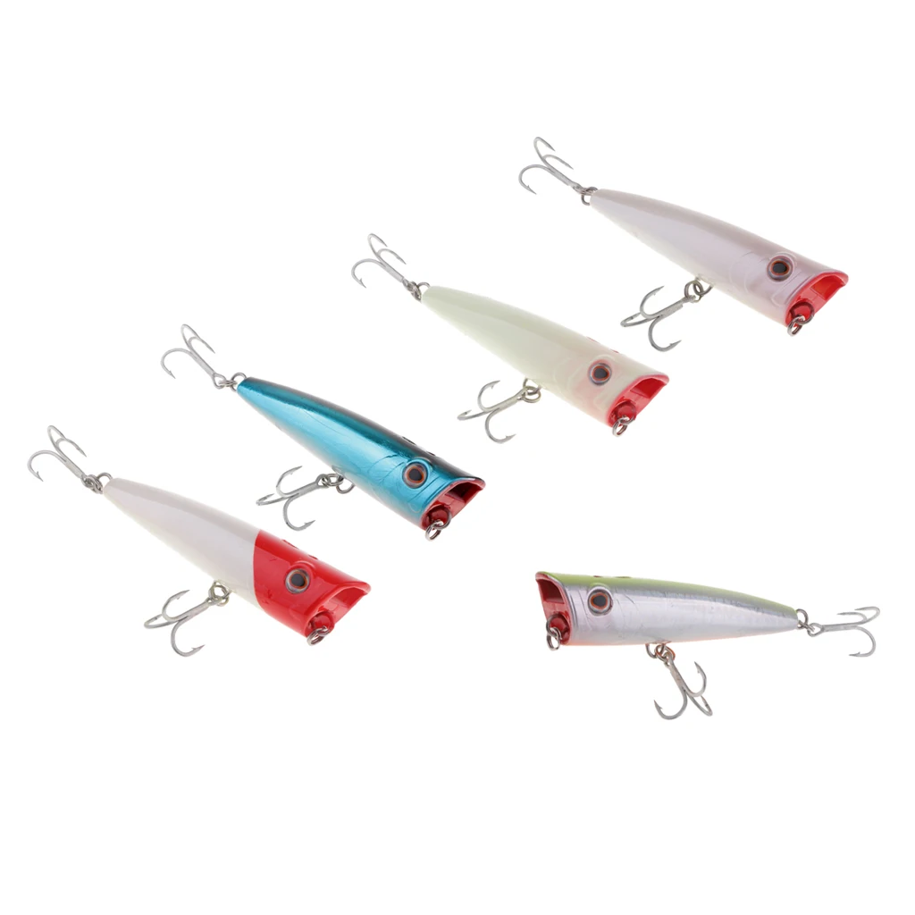 13 см/5 1 дюйма Поппер рыболовная приманка жесткая искусственная большая игра