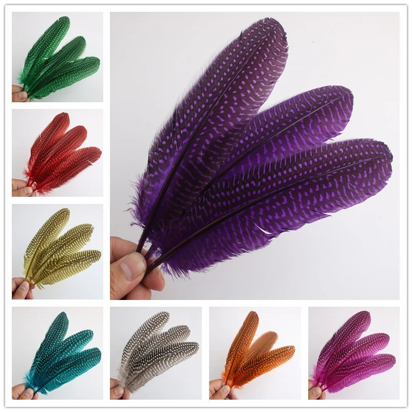 

Wholesale 10Pcs Natural Pearl Chicken Feathers for Crafts 15-20CM Clothing Decorations Pheasant Feather Plumes