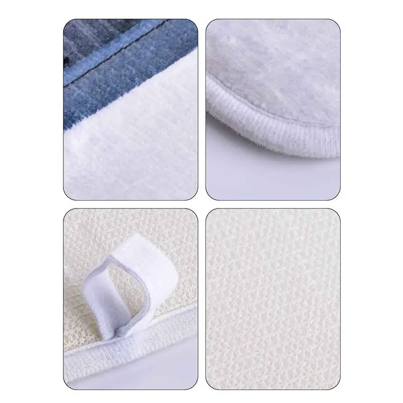 2 шт Мягкий коврик для ванной u образный & прямоугольный зимний пейзаж полиэстер