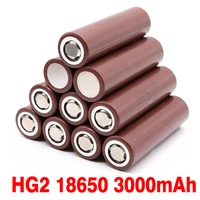 100 new original 18650 battery hg2 18650 rechargeable battery 3000mah battery 18650 hg2 3 6v dedicated for hg2 3 7v power