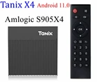 ТВ-приставка Tanix X4, Android 11,0, Amlogic S905X4, 4 + 32642,4 ГБ, Wi-Fi