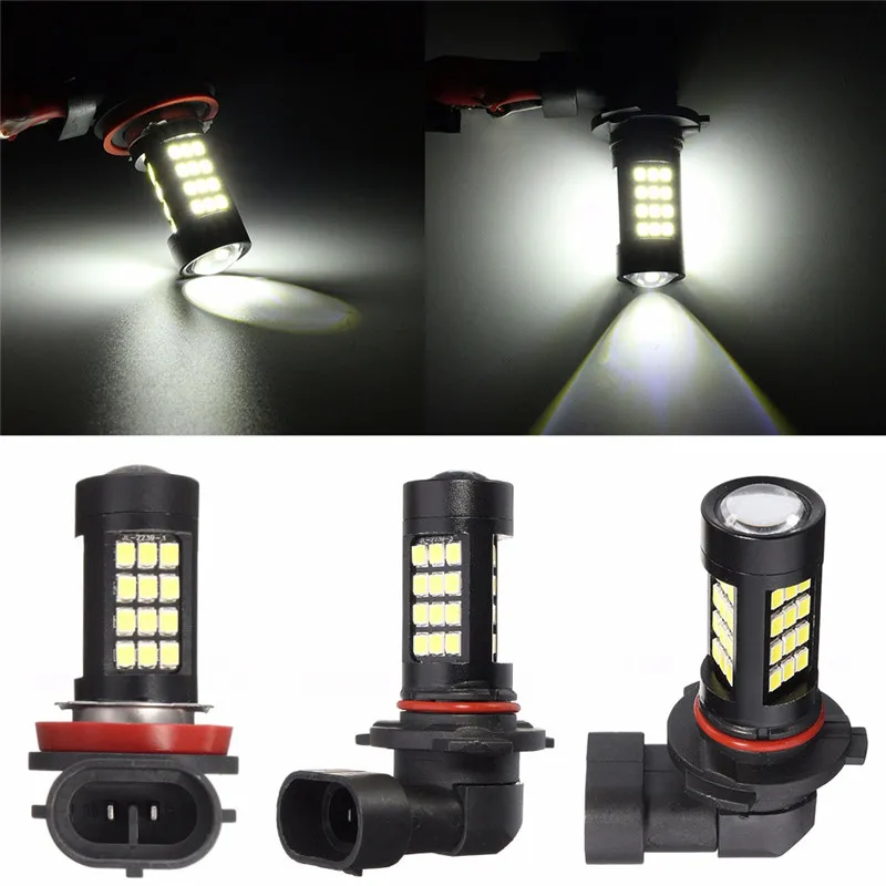 6000K 840LM SMD низкое потребление светодиодный Белый 2 шт. 9005/9006/H4/H11/H7 42 Вт 2835 Canbus Error Free