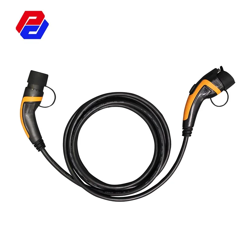 32A кабель EV J1772 тип 1 к Type 2 IEC62196 зарядный штекер с 5-метровым кабелем TUV/UL