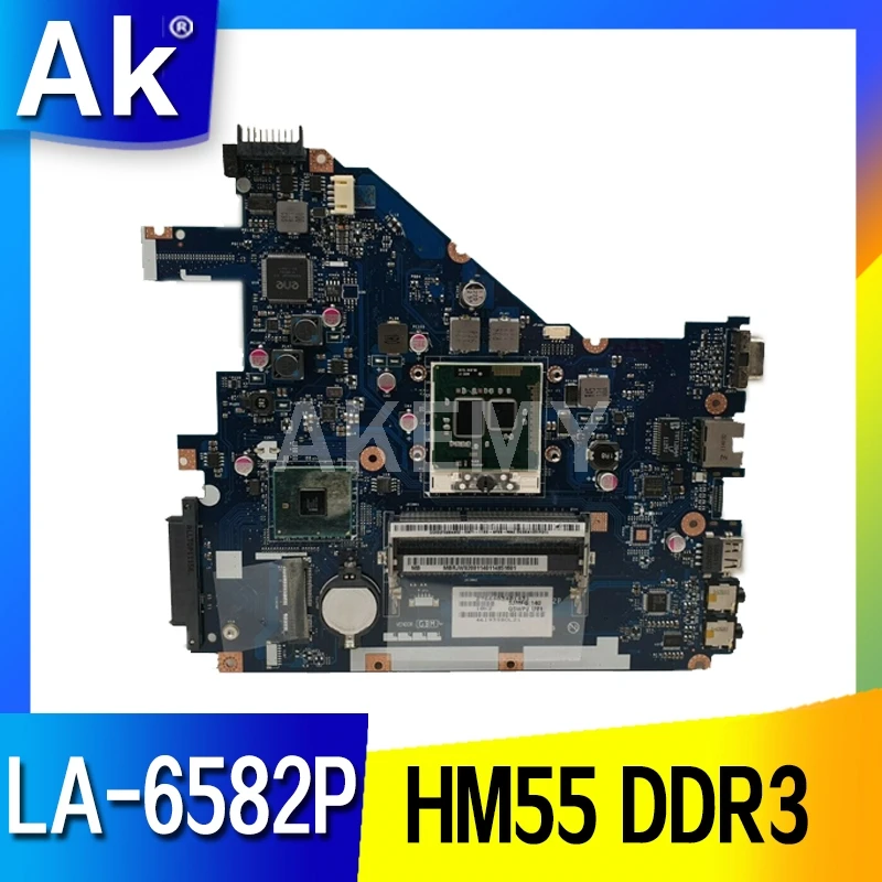 Akemy для ноутбука Acer aspire 5742 5733 5742Z 5733Z Материнская плата MBRJY02002 PEW71 LA 6582P HM55 UMA