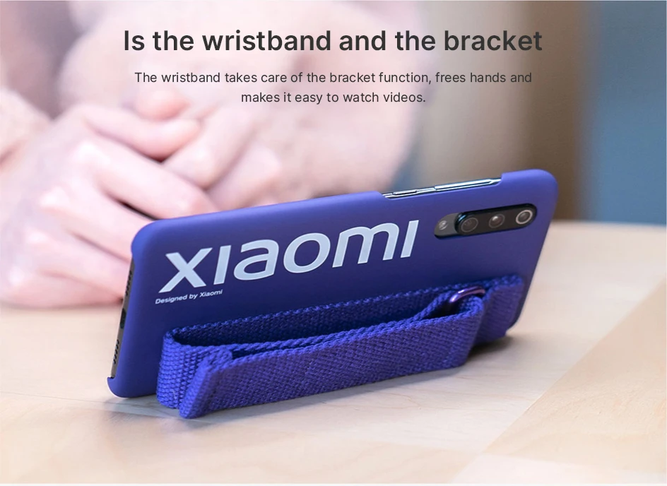 Новое поступление Xiaomi Mi 9 чехол противоударный PC Браслет-держатель задняя крышка для Xiaomi Mi 9 телефон цветной защитный чехол