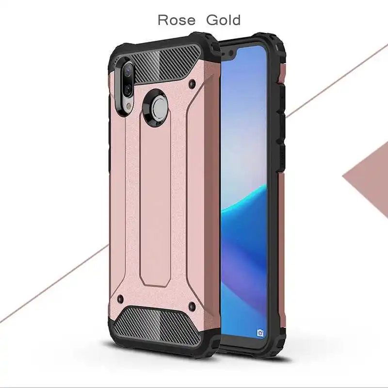 Mokoemi железная Броня ударопрочный 6," для huawei Honor Play чехол для сотового телефона - Цвет: Rose Gold