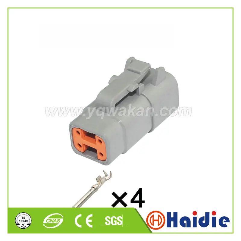 Бесплатная доставка 5 комплектов Авто 4pin авто электрический водонепроницаемый
