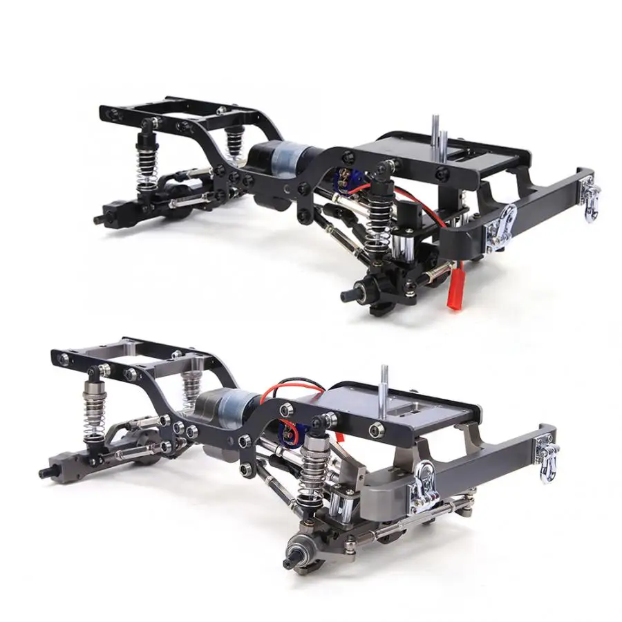 Металлический CNC RC автомобильный сборный комплект рамы шасси подходит для MN D90 1/12