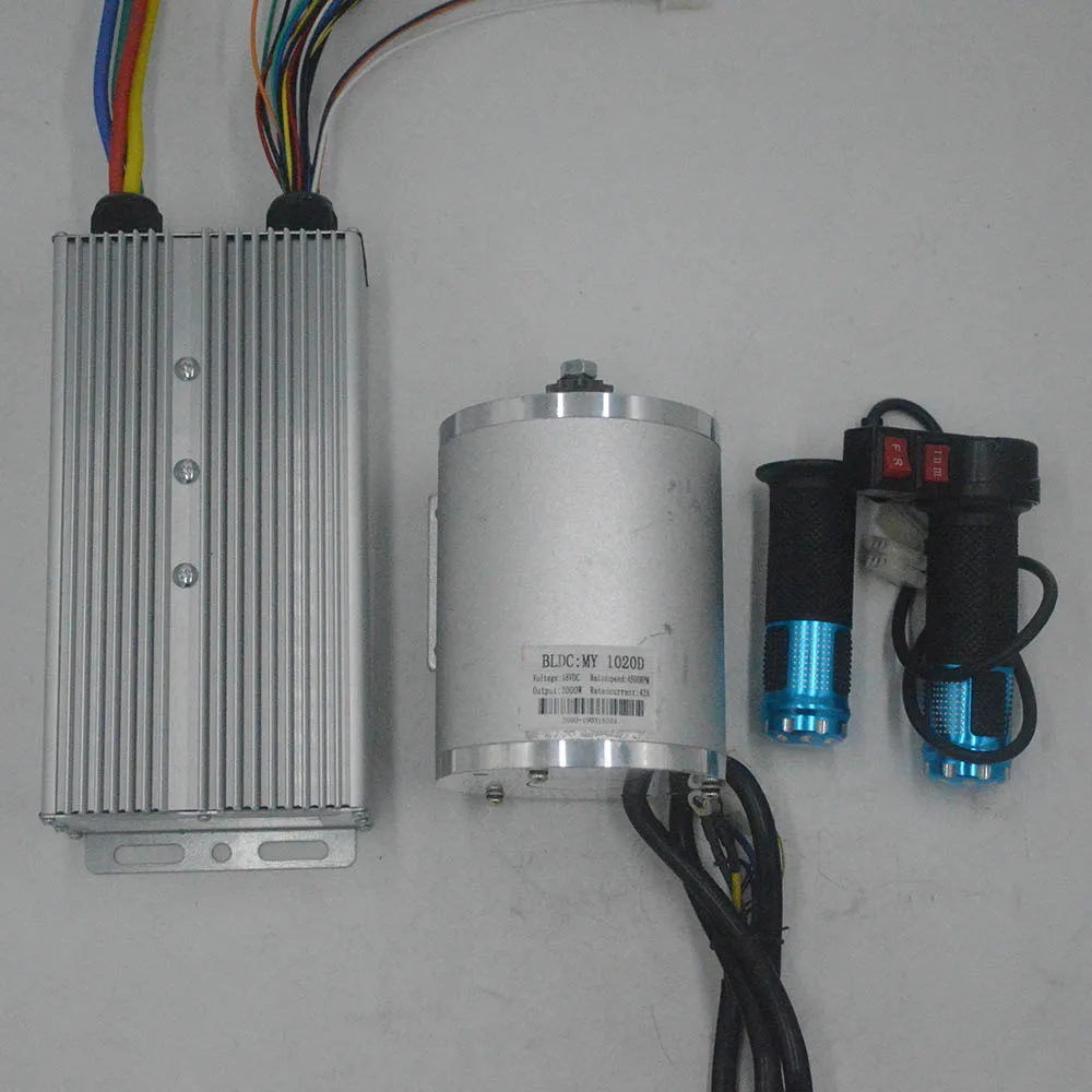 motor kit no foot 72V 3000W Электрический мотор BLDC контроллер 3-Скорость дроссельной заслонки для электрического скутера, фара для электровелосипеда в E-двигатель автомобиля часть мотоцикла - Цвет: motor kit no foot