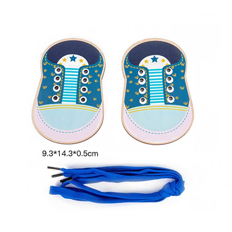 Juguetes de aprendizaje temprano para beb&eacute;s, juguetes educativos para aprender la vida b&aacute;sica, pr&aacute;ctica de cordones-5