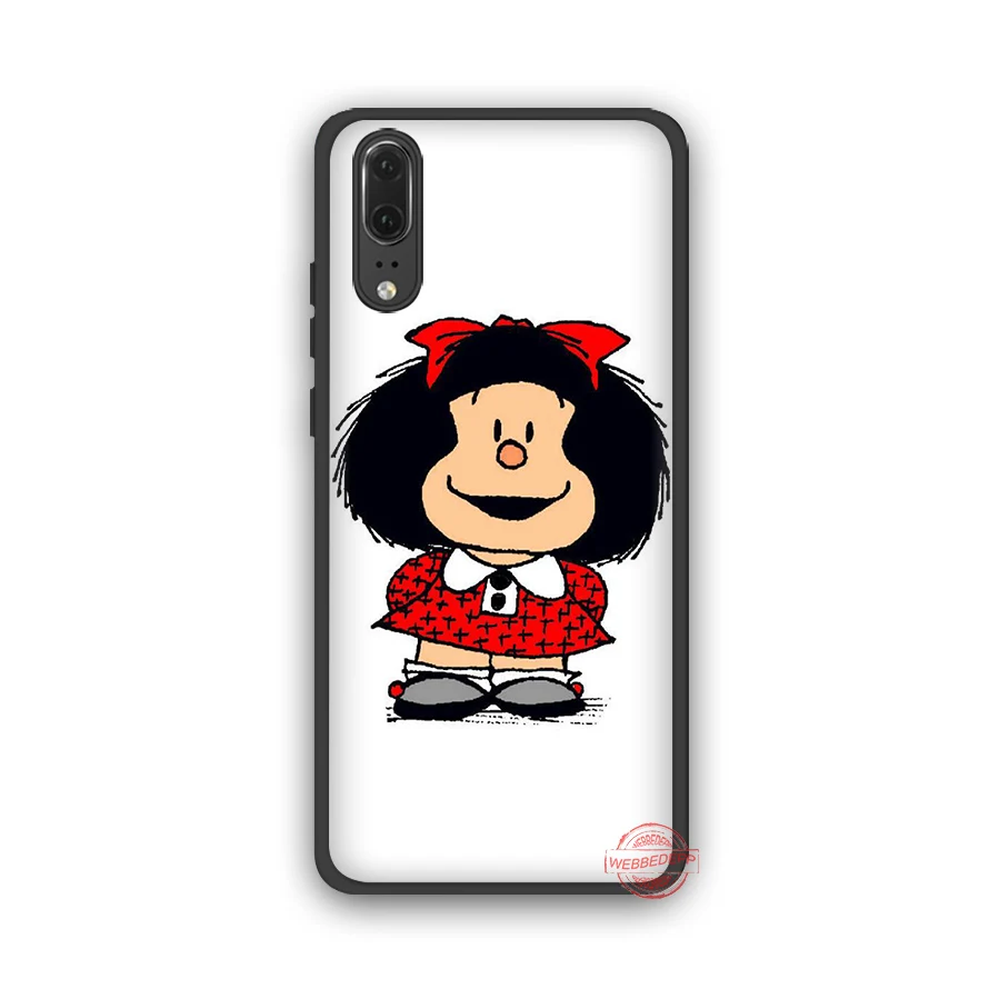 WEBBEDEPP Mafalda Soft Case for Huawei P Smart Z Plus 2018 2019 &amp Y6 Y7 Y9 Prime V20 | Мобильные телефоны и аксессуары