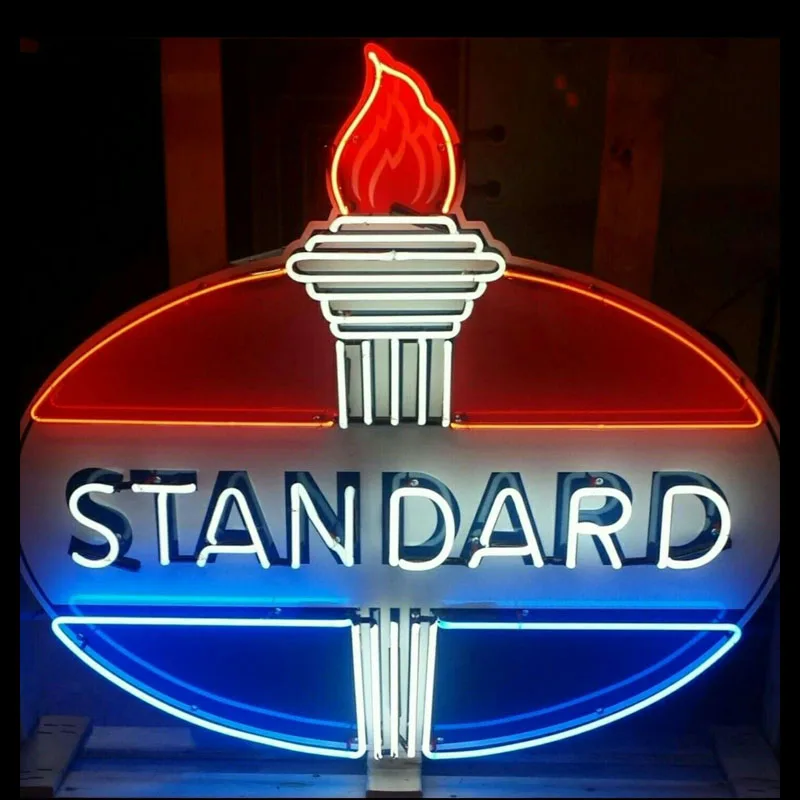 Company Light Beer Gas Station Window Advertise Custom Paint Decorate Display Impact Attract Light