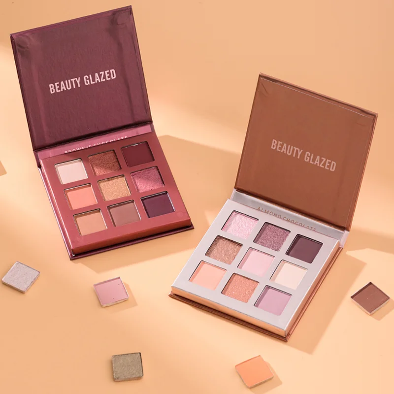 

9Colors Glitter Shimmer Matte Eye Shadow Palette Waterproof Long-lasting Not Smudge Powder Easy Drawing Eyes Makeup TSLM1